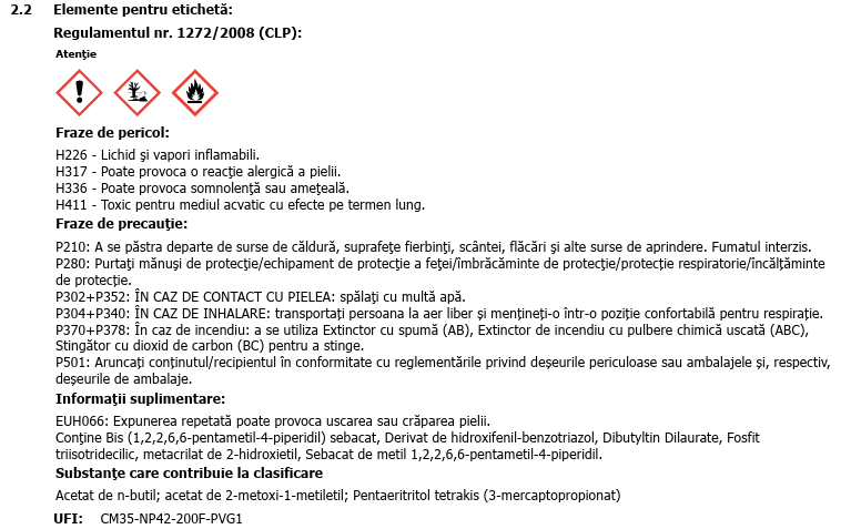 Lac Kronox 620 UHS VOC, Roberlo, 5L